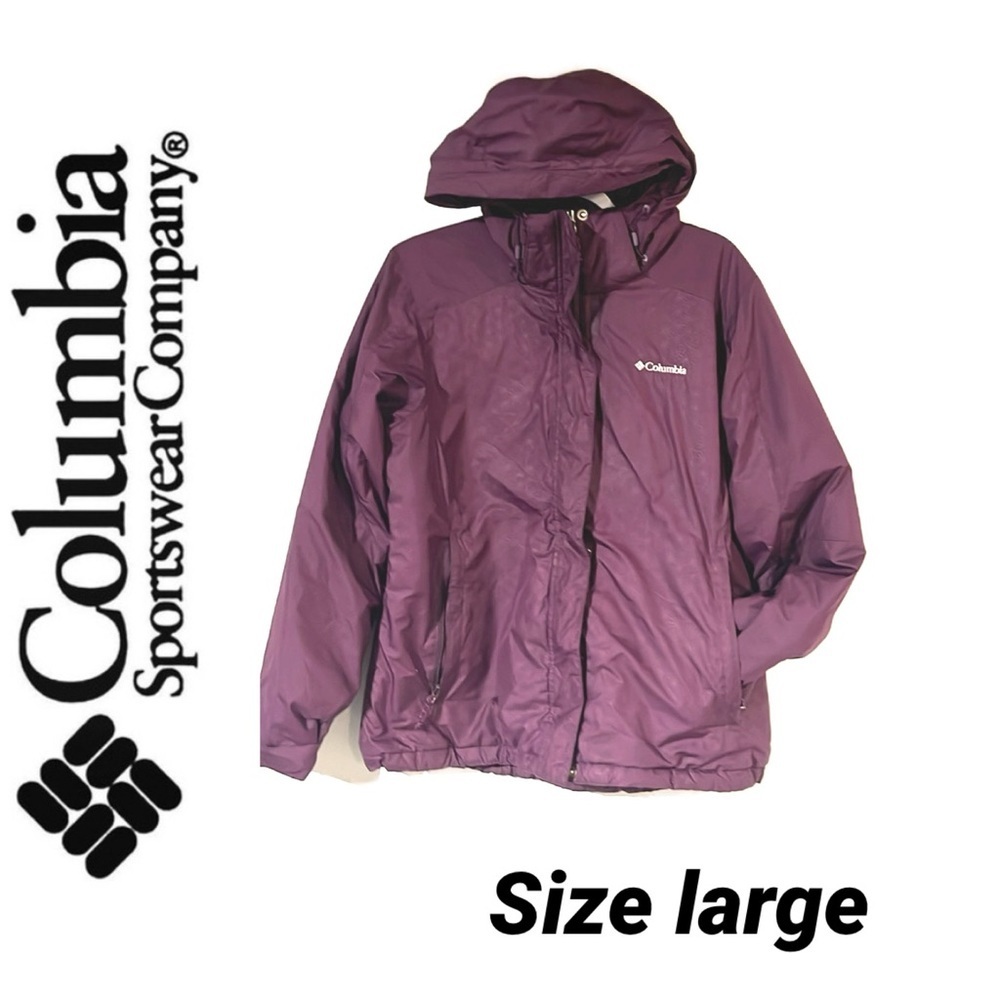 Columbia light insulated Coat size large